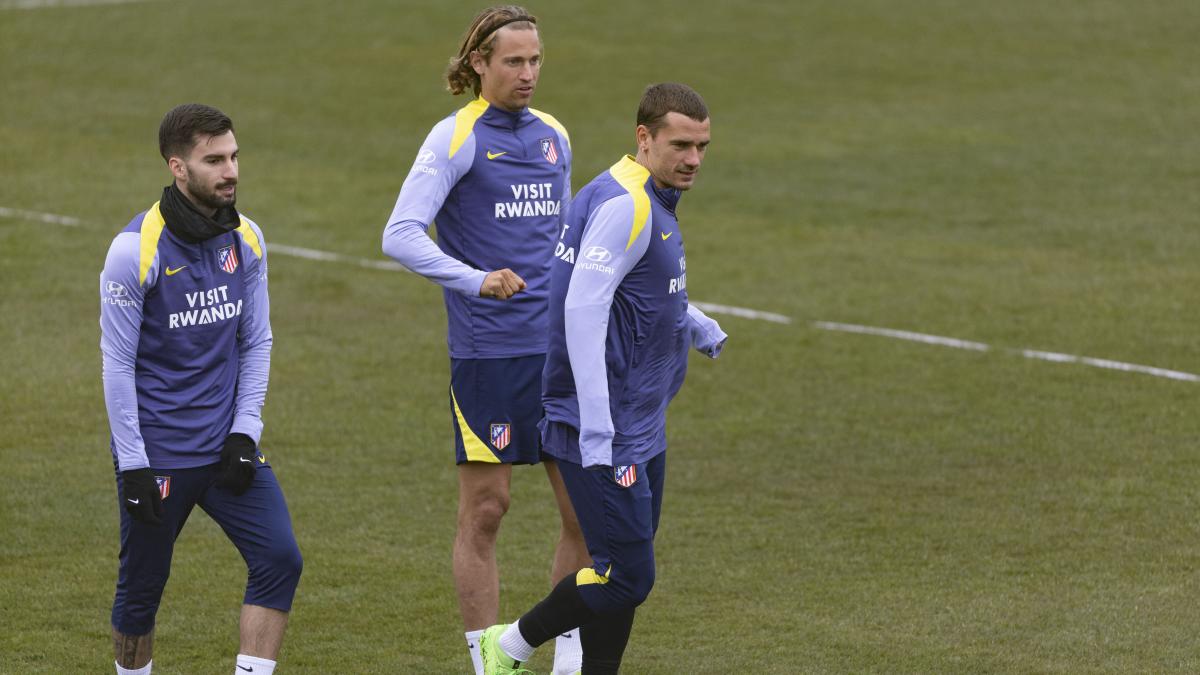 El Atlético ultimó su preparación para la Copa, ante el Deportivo