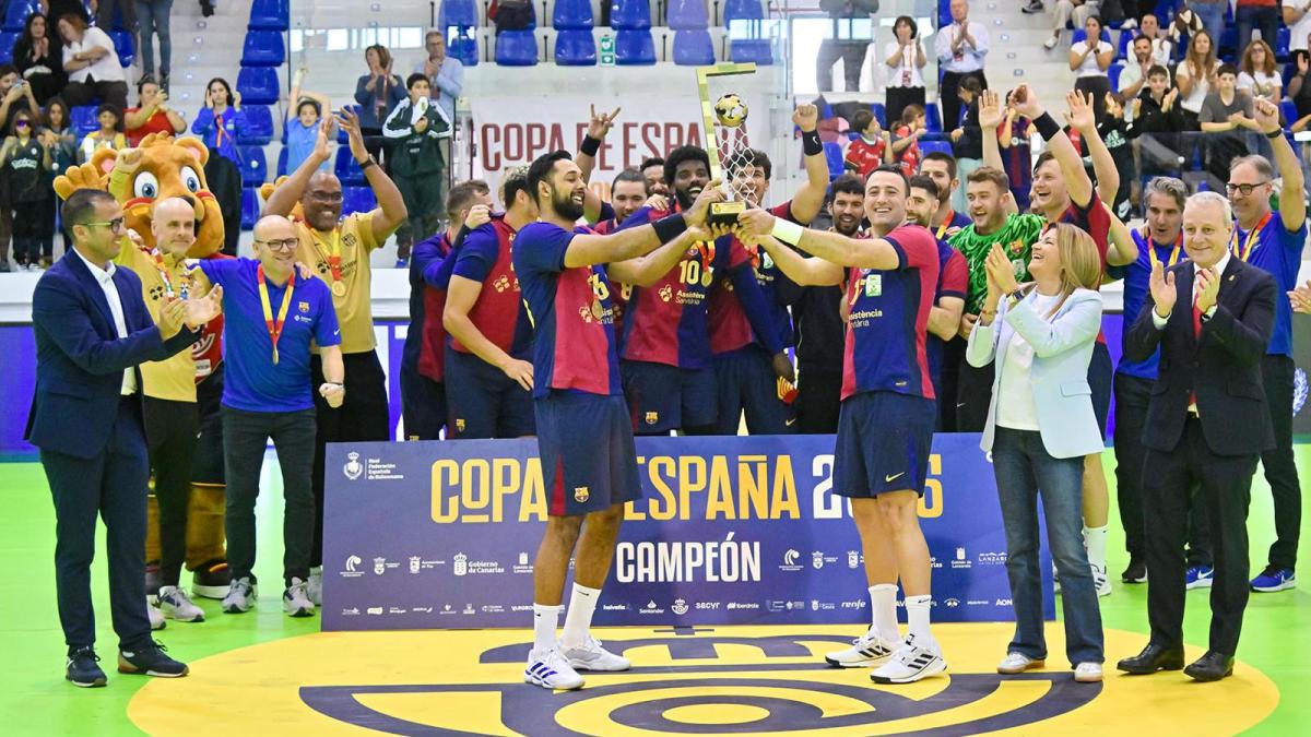El Barça de balonmano, a Las Palmas a renovar la Copa de España
