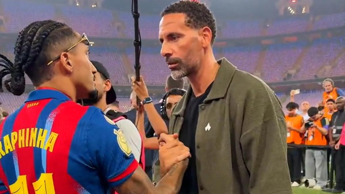 Rio Ferdinand se rinde a Lamine Yamal delante de Deco: Menos mal que estoy retirado