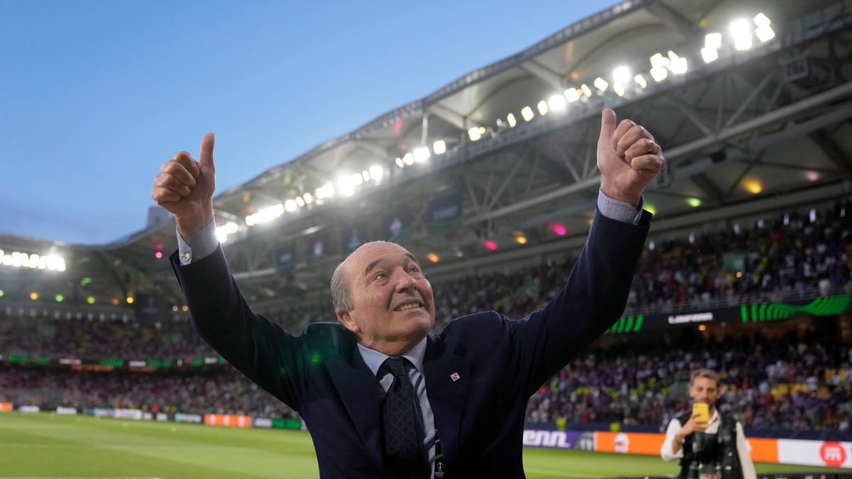 Italia llora al presidente viola Commisso, otra gran tragedia en la Fiorentina