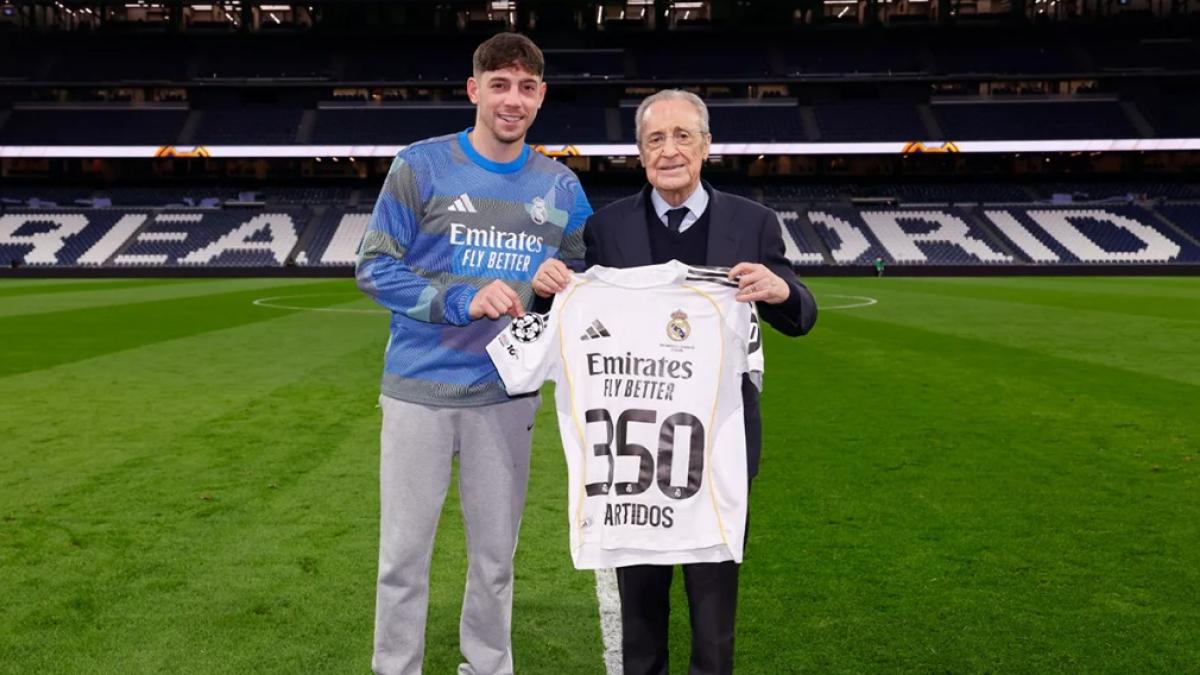 Valverde, 350 partidos con el Real Madrid