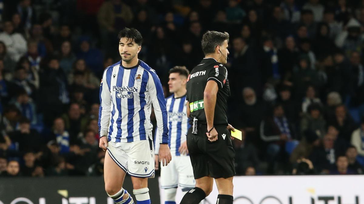 La Real Sociedad pierde a Soler para el próximo partido ante el Celta