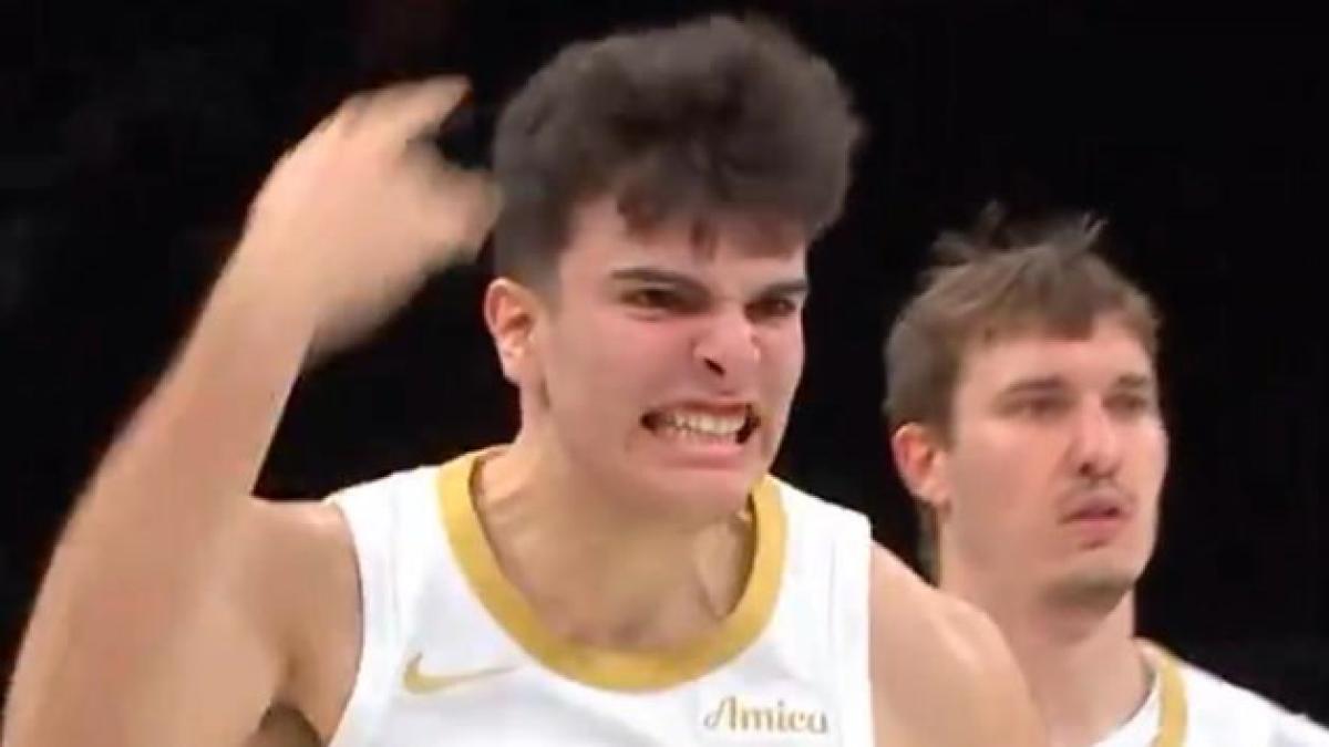 Triplazo de Hugo González para los Celtics