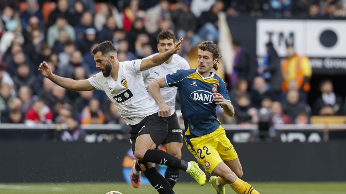Valencia - Espanyol, en imágenes