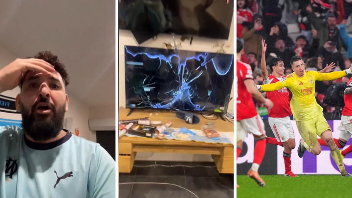 Más de 4 millones de reproducciones: un fan rompe su televisión tras el gol del portero al Real Madrid