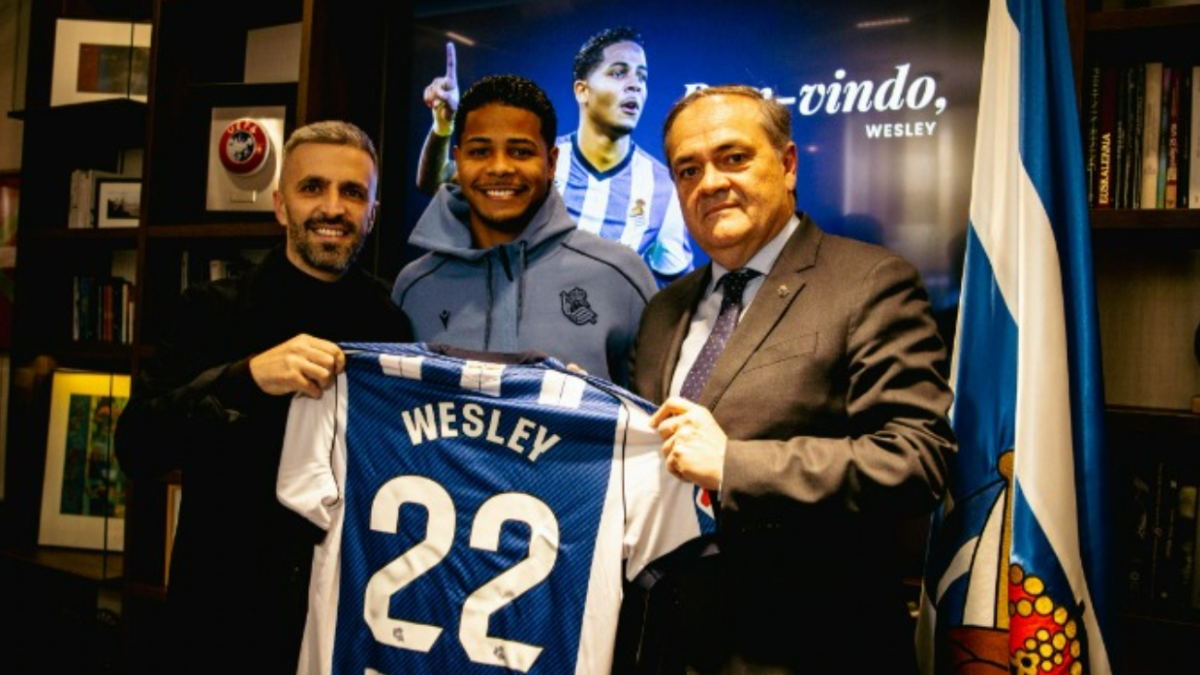 Oficial: La Real Sociedad firma al talento brasileño Wesley