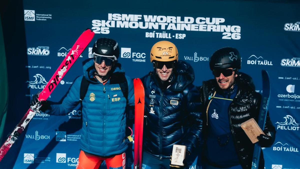 Oriol Cardona, plata en la prueba sprint de la Copa del Mundo de esquí de montaña antes de los Juegos Olímpicos de Invierno