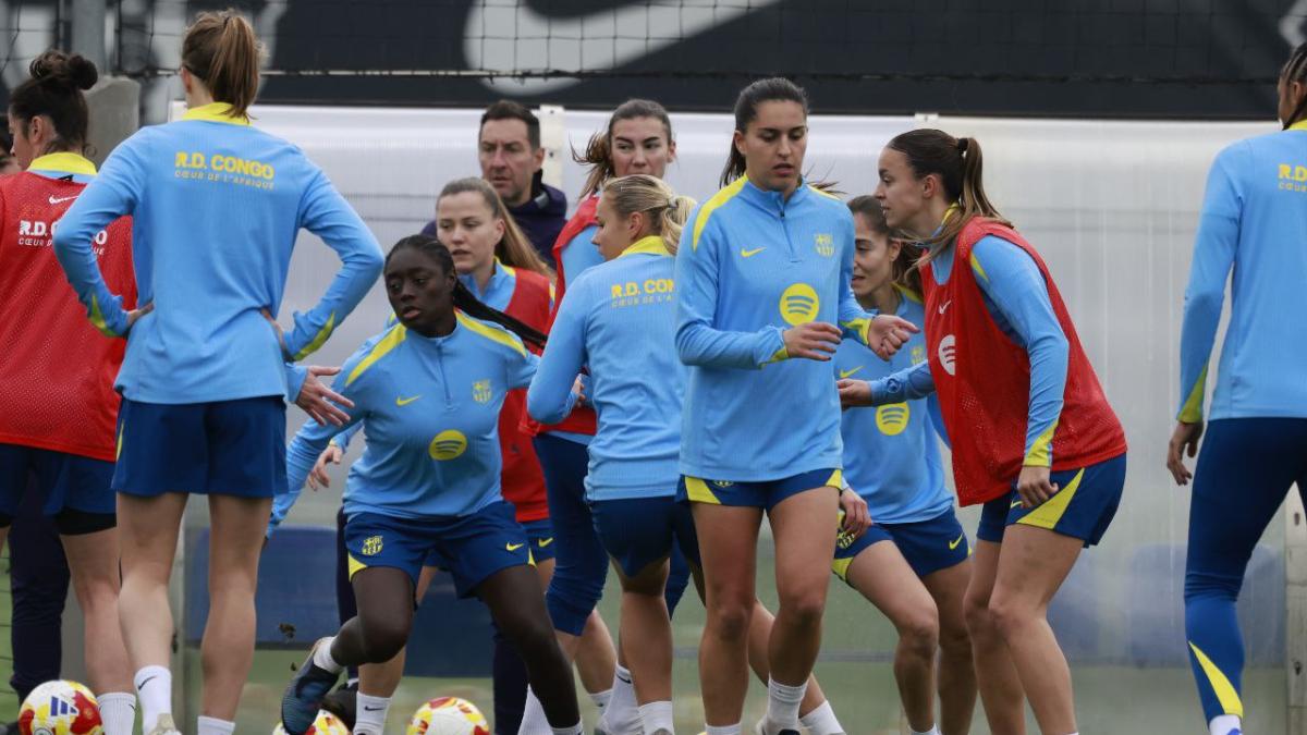 Mapi León no entrena con el grupo el día antes del Clásico de Copa de la Reina