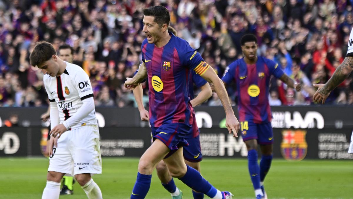 Lewandowski puede atrapar a Ronaldinho en LaLiga