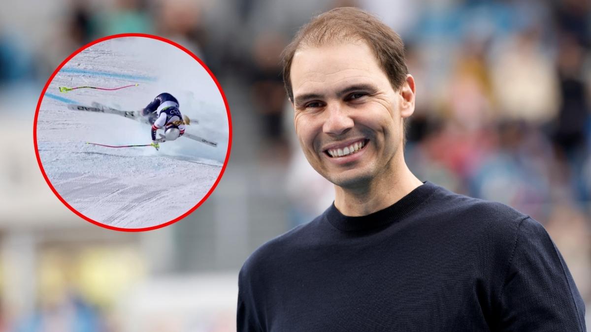 El mensaje de Rafa Nadal a Lindsey Vonn tras su aparatosa caída