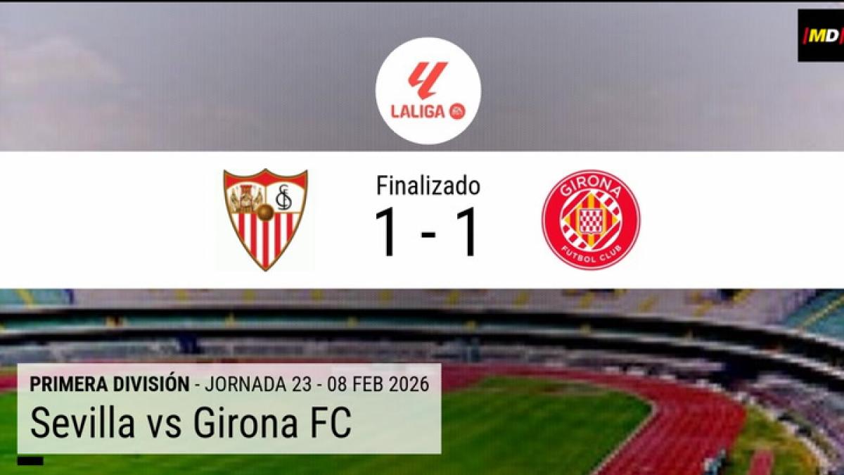 Resumen en datos del Sevilla - Girona