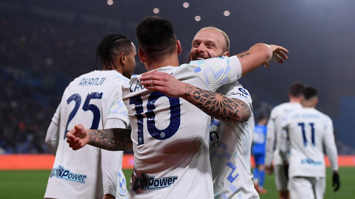 Manita de un Inter lanzado hacia el scudetto