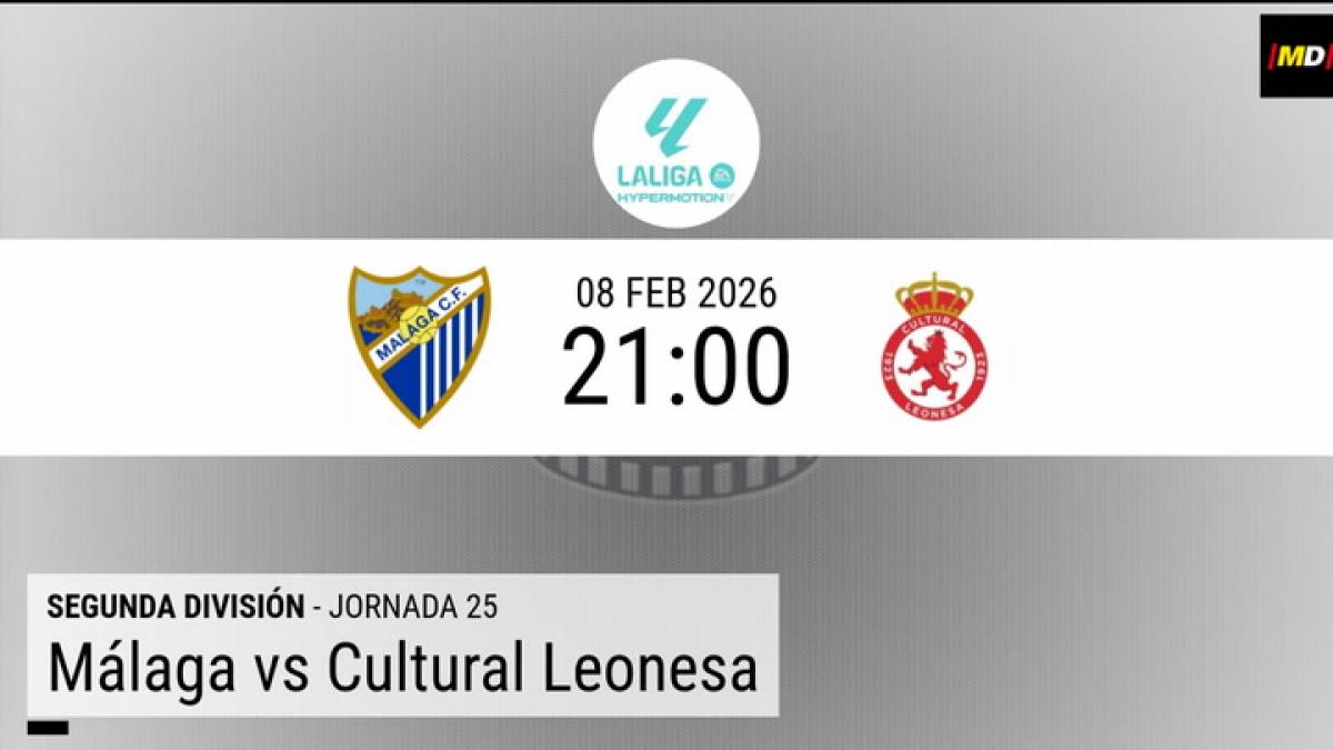 Resumen en datos del Málaga - Cultural Leonesa