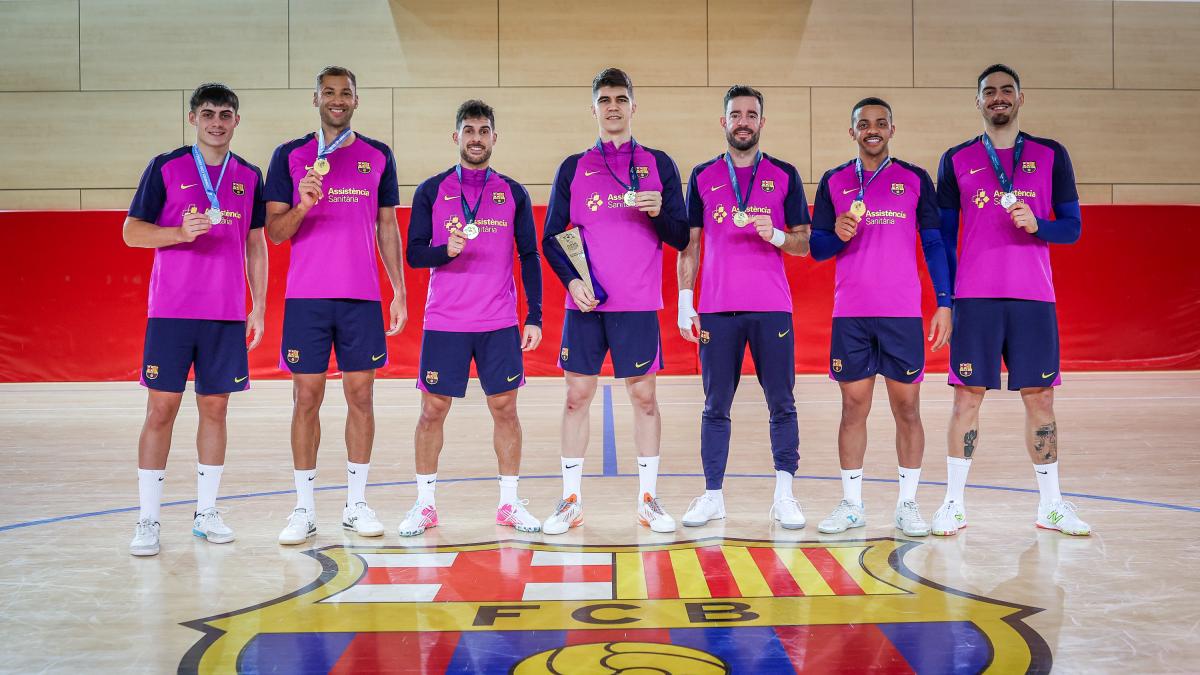 El Barça vuelve a la Liga, con Catela y festejo de medallistas