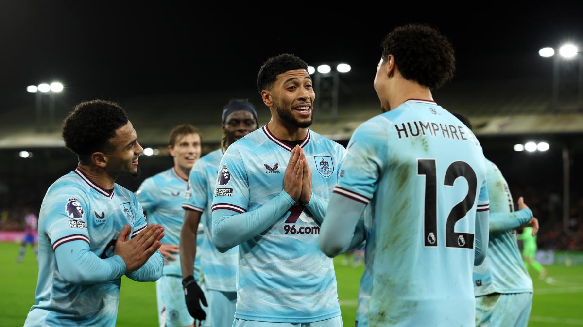 Espectacular remontada del Burnley ante el Crystal Palace