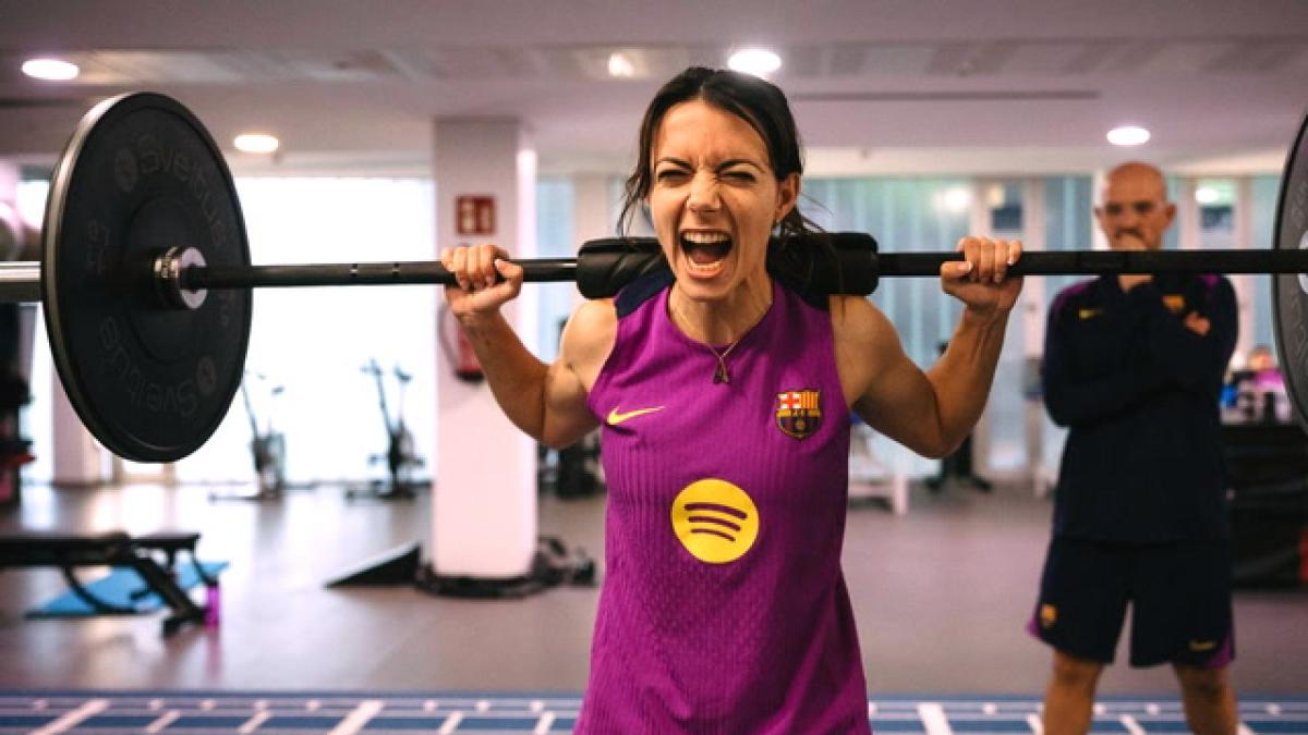 El fichaje más esperado: así se machaca Aitana en el gimnasio