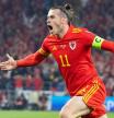 Gareth Bale celebra un gol con la Selección de Galés
