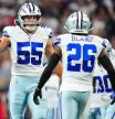 ARLINGTON, TX - OCTOBER 01: Leighton Vander Esch #55 of the Dallas Cowboys looks on from the field at AT&T Stadium on October 1, 2023 in Arlington, Texas. (Photo by Cooper Neill/Getty Images
