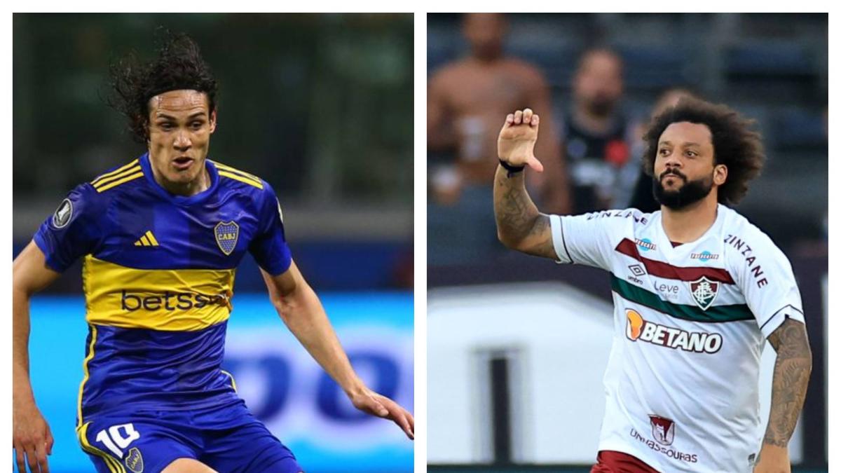 Cavani vs Marcelo, el duelo de estrellas en Boca-Fluminense tiene un claro dominador