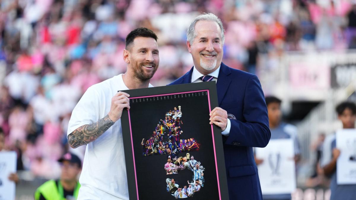 Leo Messi y el detalle que sorprendió en el homenaje del Inter Miami por ganar la Copa América